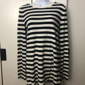 Merona size L striped long sleeved comfy tshirt